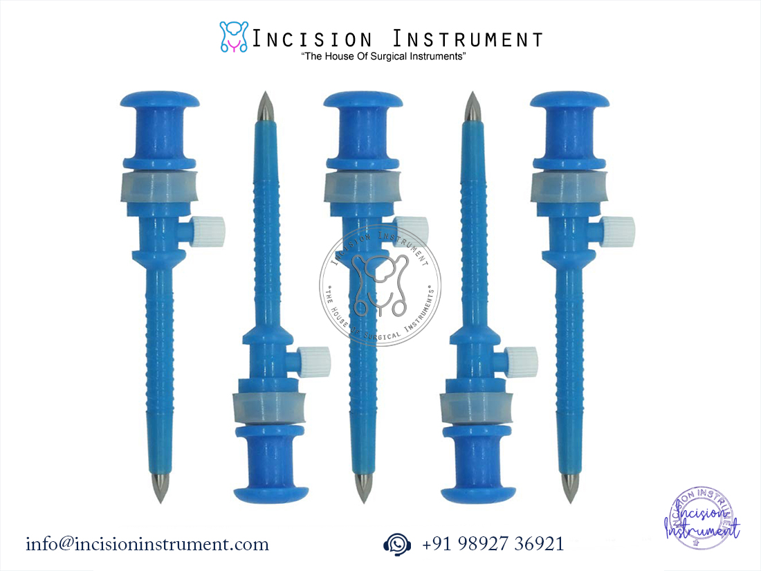 Laparoscopy Apple Trocar Disposable Pack of 5 – 5mm CE Certified Surgical Instruments