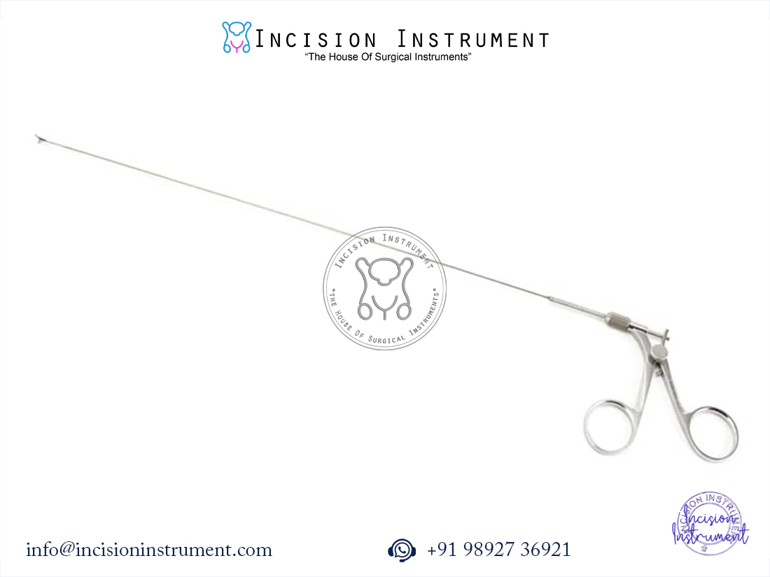Semi rigid grasping forceps for hysteroscopy and urology CE certified