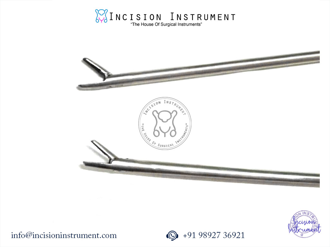 Laparoscopic Storz Gun-Type & V-Type Needle Holder 5mm x 330mm SS Surgical Instrument Set of 2