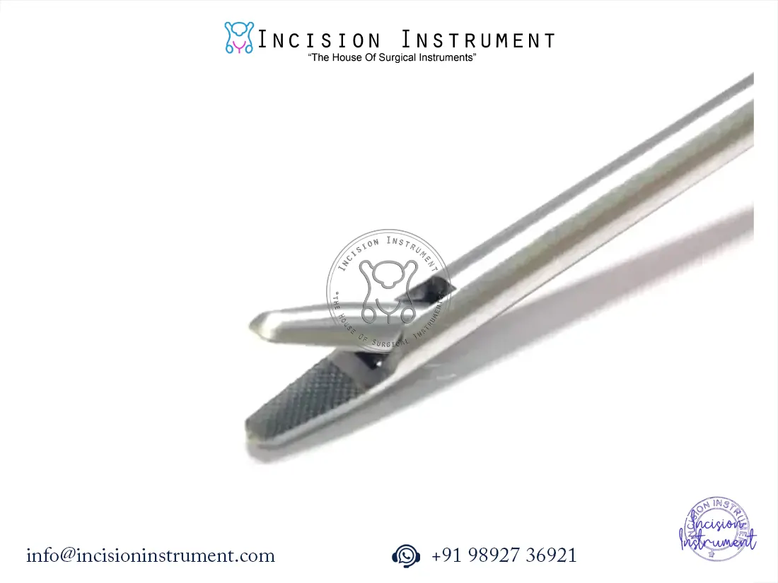 Storz-type laparoscopic needle holder set 5mm x 330mm with curved and straight jaws CE certified stainless steel surgical instruments