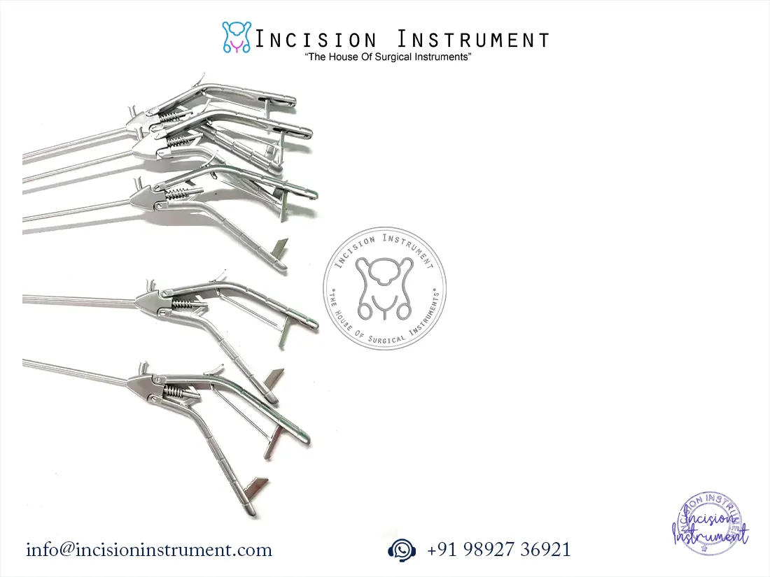 Storz-type laparoscopic needle holder set 5mm x 330mm with curved and straight jaws CE certified stainless steel surgical instruments