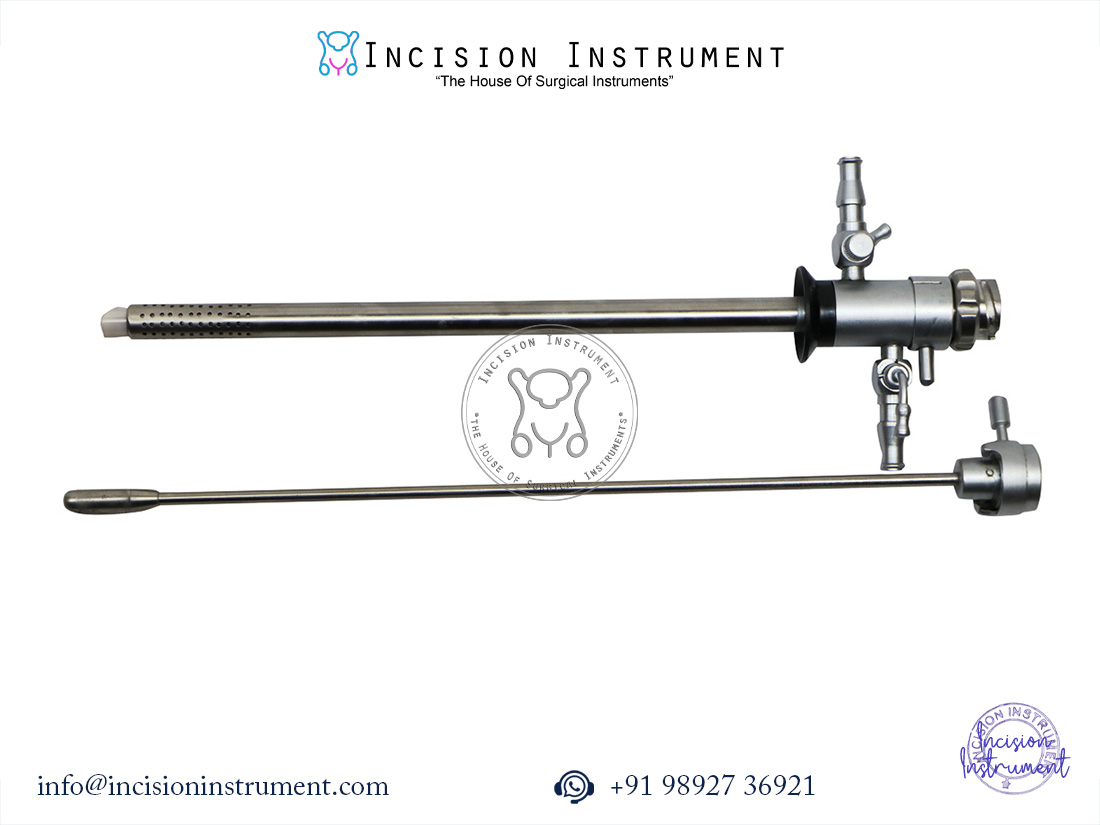 Urology resectoscope sheath inner and outer stainless steel 24 Fr 27 Fr CE certified