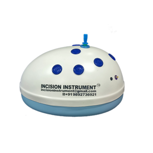 Laparoscopic oval egg shape endo trainer with 5 basic training instruments