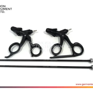 31 2pcs German Laparoscopic Maryland Dissector & Metzenbaum Curved Scissor 5mm x 330mm