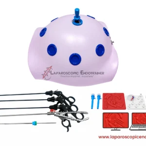 Laparoscopic Endotrainer Practice Kit Pink Abdomen Shape Practice Kit With HD Fix Camera
