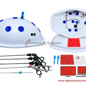 Laparoscopic Endotrainer Practice Kit Pink Ethicon , Turtle Shape Practice Kit With HD Fix Camera