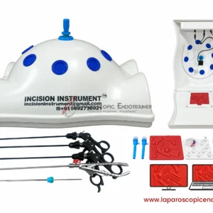 Laparoscopic Endotrainer Practice Kit White Full Body Shape Practice Kit With HD Detachable Camera